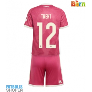 Billiga Real Madrid Alexander-Arnold #12 Tredjeställ Barn 2026-27 Kortärmad (+ Korta byxor)